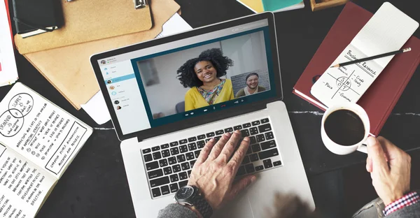 Video Call Conference — Stock Photo, Image