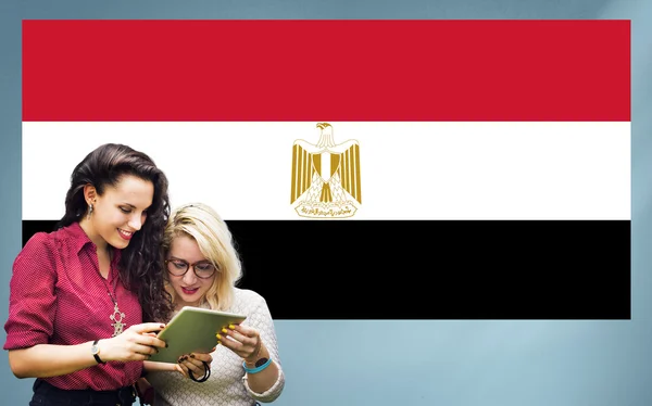 Egypte vlag Concept — Stockfoto
