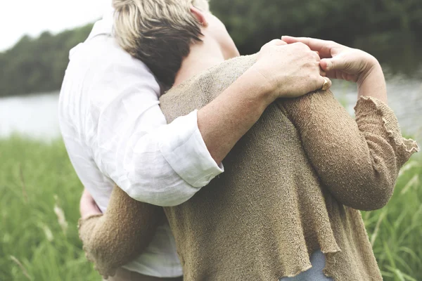 Pareja esposa y marido en citas — Foto de Stock