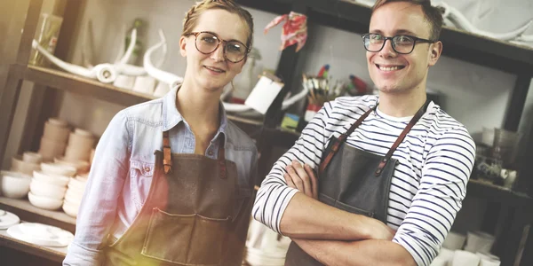 Craftsman Artist Pottery Skill — Stock Photo, Image