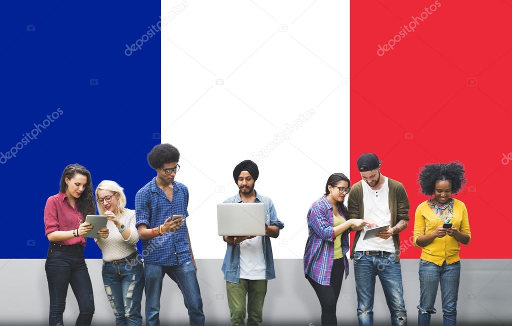France Flag Concept
