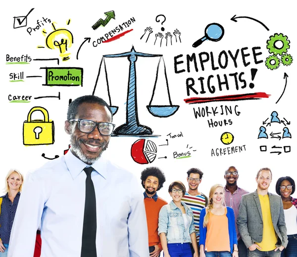 Concept des droits des employés — Photo