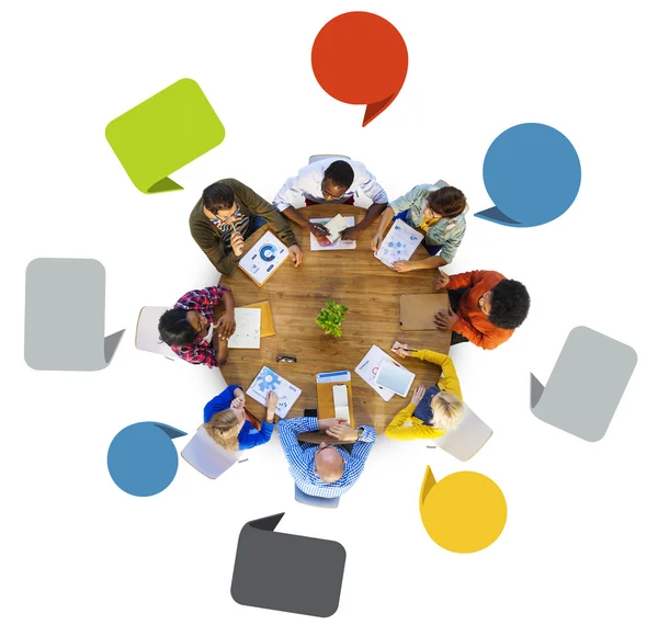 Group of people working together — Stock Photo, Image