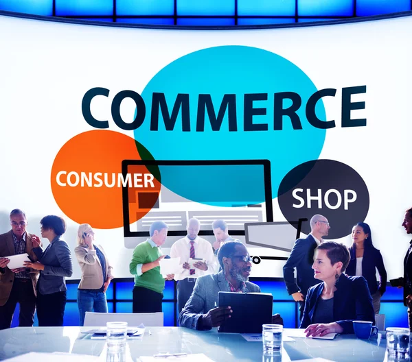 Commercio Shopping Marketing Concetto — Foto Stock