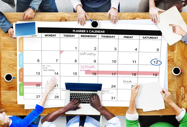 Calender Planner Organizzazione Concetto di gestione — Foto Stock