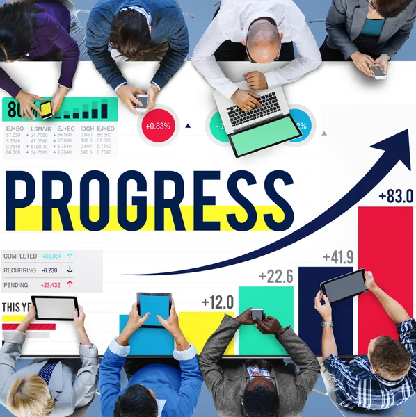 Progress Improvement Development — Stock Photo, Image