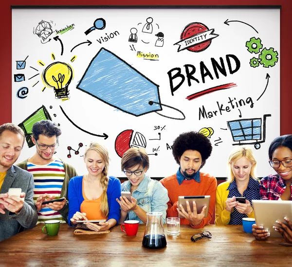Brand Marketing Concept — Stock Photo, Image