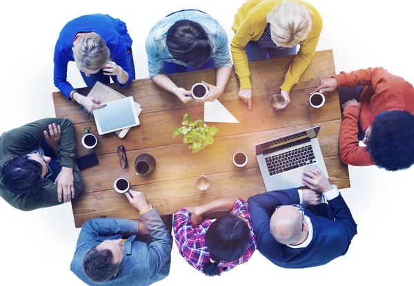 Diverse People meeting — Stock Photo, Image