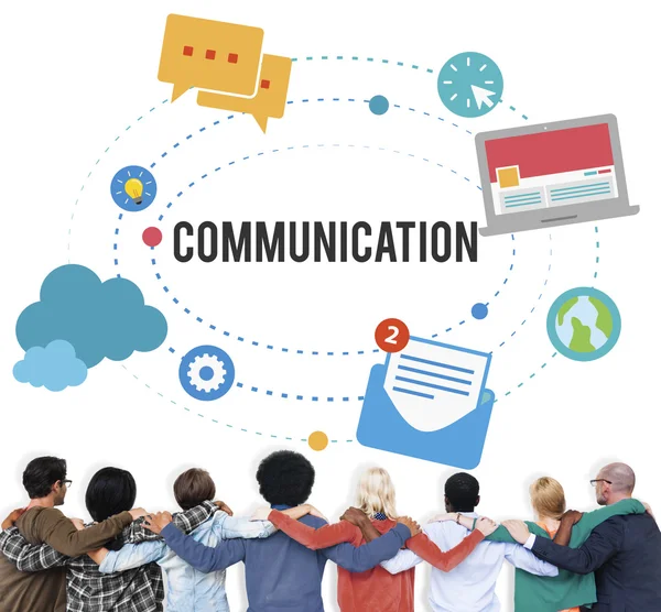 Komunikacja komunikacja koncepcja rozmów — Zdjęcie stockowe