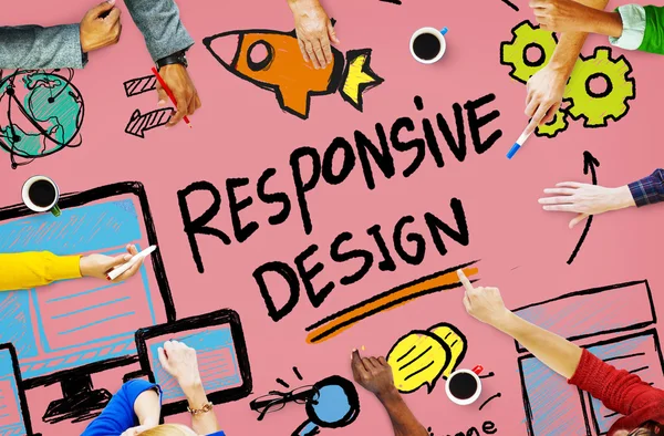 Responsive Designkonzept — Stockfoto