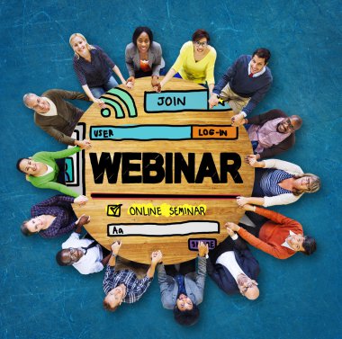 Webinar Online seminer kavramı