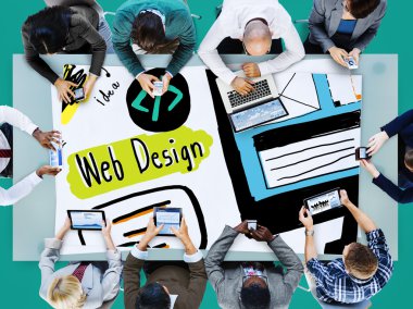 Ofiste çalışan iş ekibi.