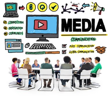 Tablo toplantıda işadamları