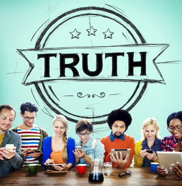 Sanningen tro trofasthet ärlig Honorable koncept — Stockfoto
