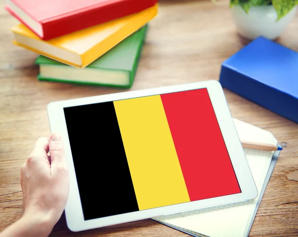 België vlag, nationaliteit Concept — Stockfoto