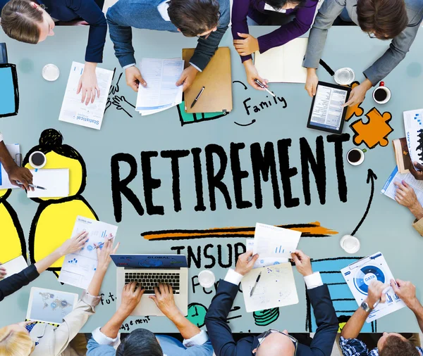 Retirement, Saving Benefits Concept — Stock Photo, Image