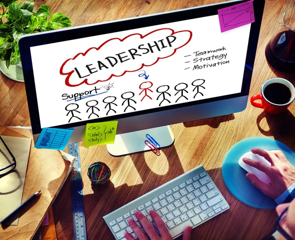 Leadership e concetto di partenariato — Foto Stock