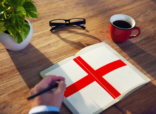 England Flag, Country Concept — Stock Photo, Image