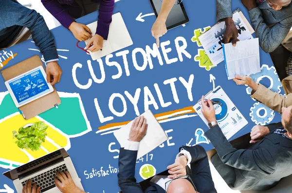 Strategii lojalnościowej w satysfakcji klienta — Zdjęcie stockowe