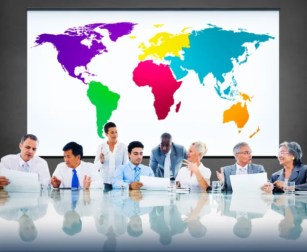 Business People e concetto di globalizzazione — Foto Stock