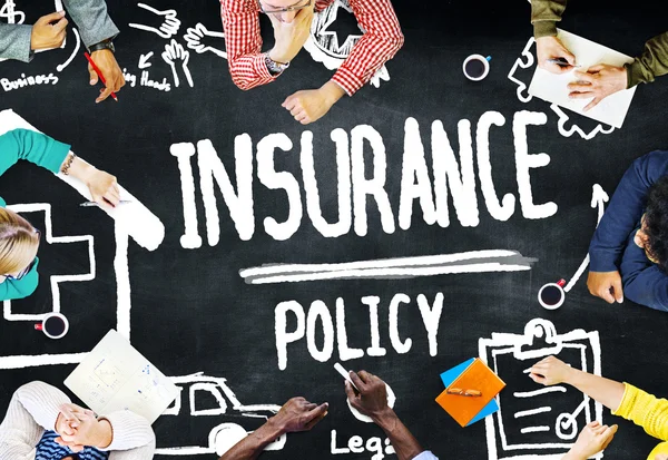 保险政策帮助概念 — 图库照片