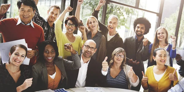 Multi-etnisch zakelijke team — Stockfoto