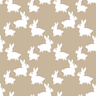 tavşan seamless modeli