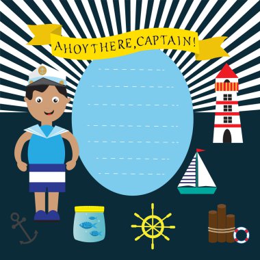 Doğum günü partisi veya başka olaylara ilişkin deniz koleksiyonu