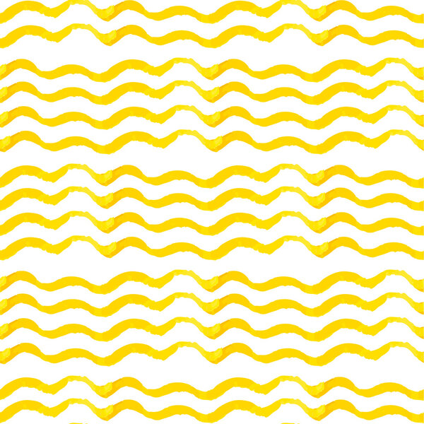 Seamless waved watercolor pattern