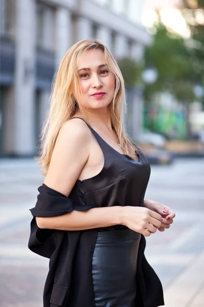 Shot of a female businesswoman standing near by office. — Stock Photo, Image