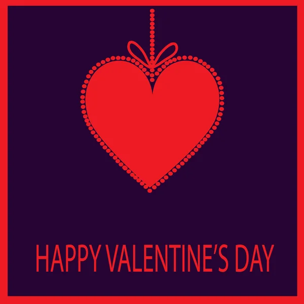 Gratulálunk kártyát Valentine's Day — Stock Vector