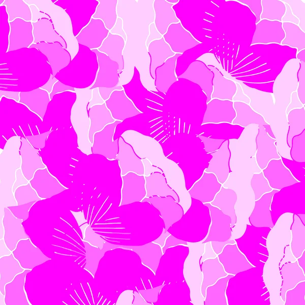 Seamless pattern with lilac blossoms — Stock Vector