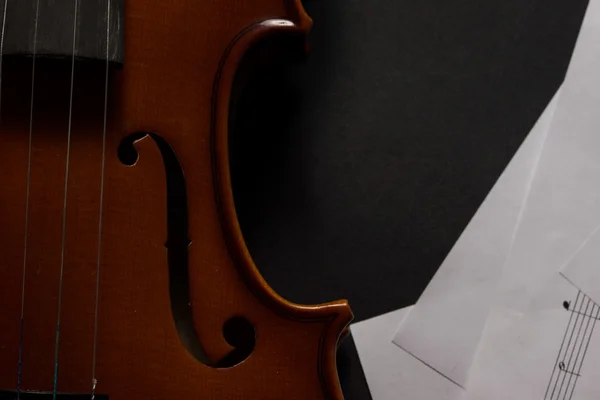 Conceito de violino antigo — Fotografia de Stock