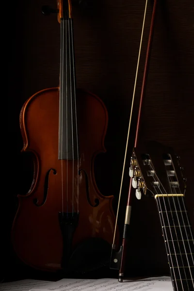 기타와 바이올린 — 스톡 사진