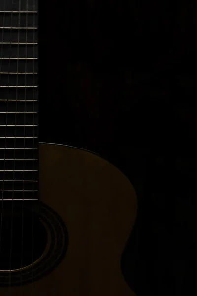 Gitar yakın fotoğraf.