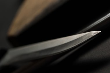 Paslanmaz çelik mutfak bıçakları.