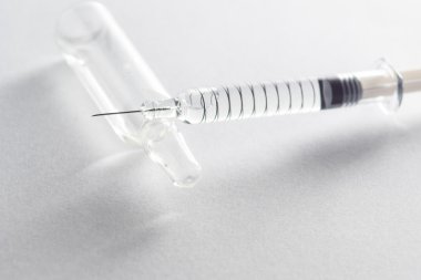 Şeffaf şırınga tedavi ve eczacılık sanayî için.
