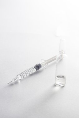 Şeffaf şırınga tedavi ve eczacılık sanayî için.