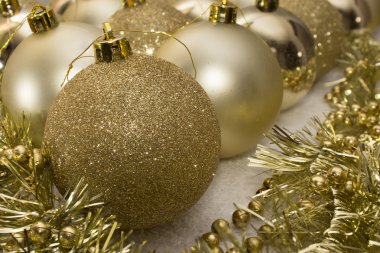 Noel ağacı baubles dekorasyon.