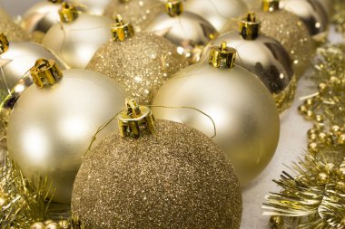 Noel ağacı baubles dekorasyon.