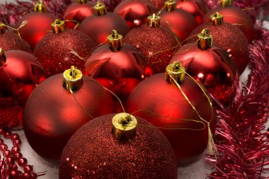 Noel ağacı baubles dekorasyon.