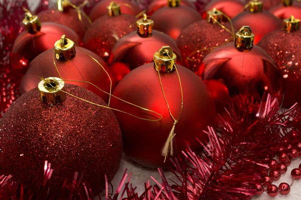 Árvore de Natal baubles decoração . — Fotografia de Stock