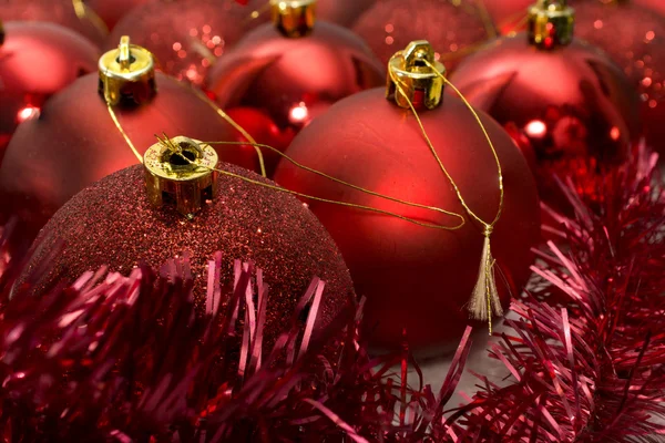 Noel ağacı baubles dekorasyon. — Stok fotoğraf