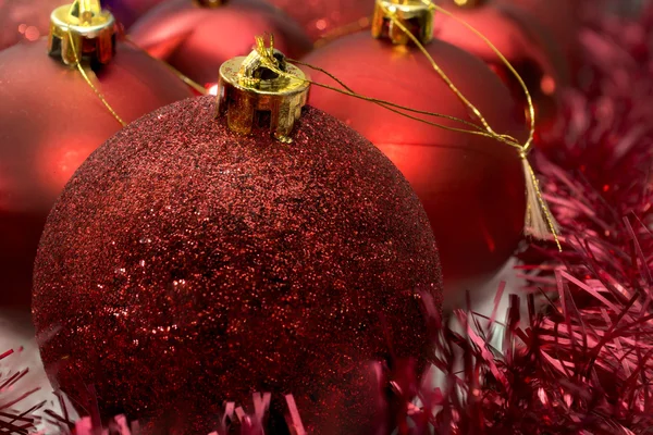 Christmas tree baubles decoration. Stock Image