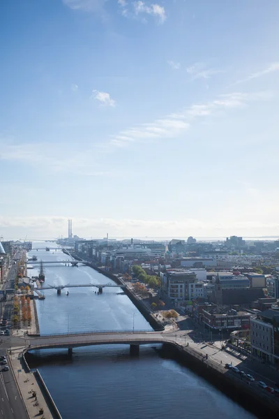 Panoramę miasta Dublin — Zdjęcie stockowe