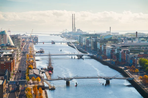 Blick über Dublin — Stockfoto