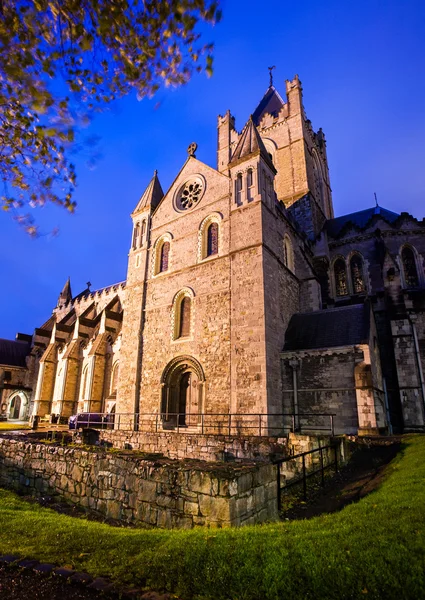 Christchurch kathedrale bei Nacht — Stockfoto