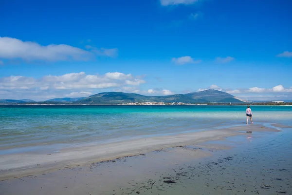 Beach in Alghero, Sardinia — Stock Photo, Image