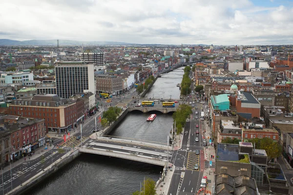 Dublin şehir manzarası — Stok fotoğraf