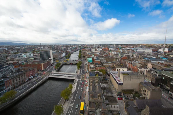 Skyline von Dublin City — Stockfoto